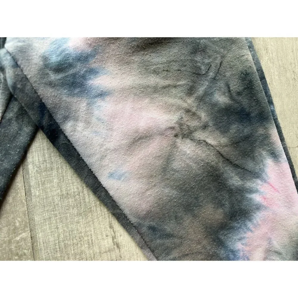 Toddler Girl Heart Tie Dye Hoodie & Jogger Pants Tracksuit 2 Piece Outfit Set 2T